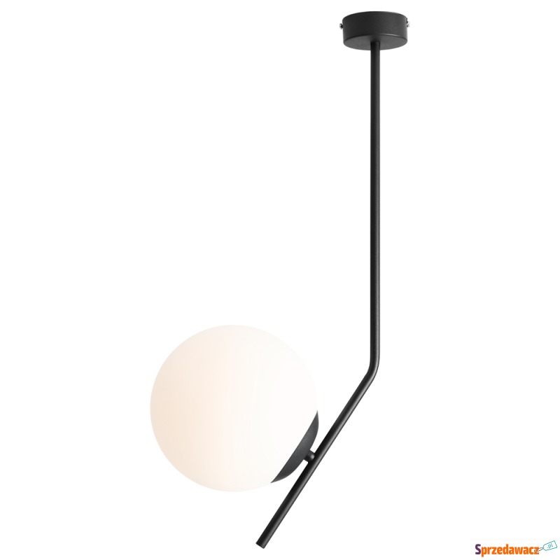 SELSEY Lampa wisząca Pipeally 64 cm czarna - Genesis - Lampy wiszące, żyrandole - Grudziądz