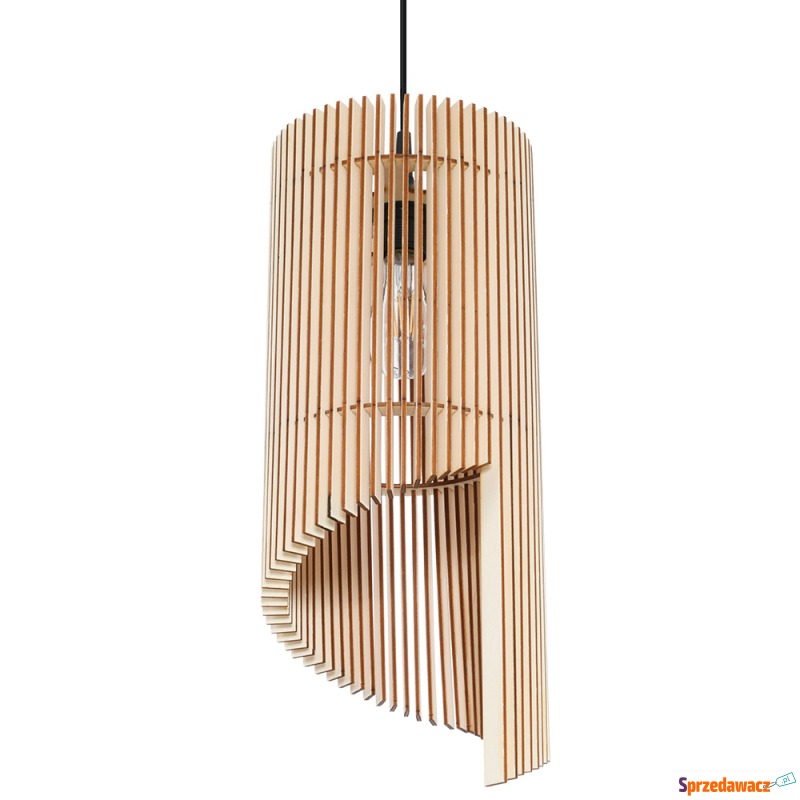 SELSEY Lampa wisząca Axelo drewniana średnica... - Lampy wiszące, żyrandole - Głogów
