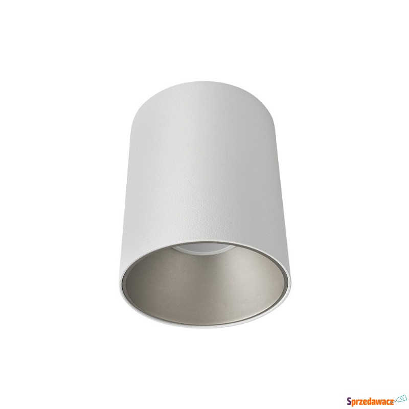 SELSEY Spot sufitowy Eye Tone biały ze srebrnym... - Lampy wiszące, żyrandole - Koszalin