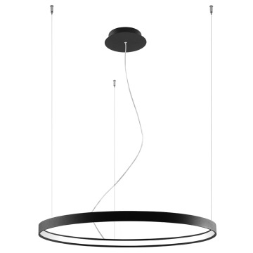 SELSEY Żyrandol Retore średnica 78 cm 3000K czarny - Genesis
