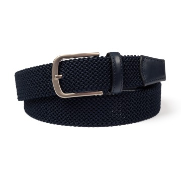 Pasek granatowy navy elastic casual  90