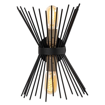 SELSEY Lampa ścienna nowoczesna Baruch czarna - Genesis