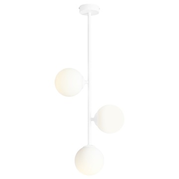 SELSEY Lampa wisząca Oblishers x3 biała - Genesis