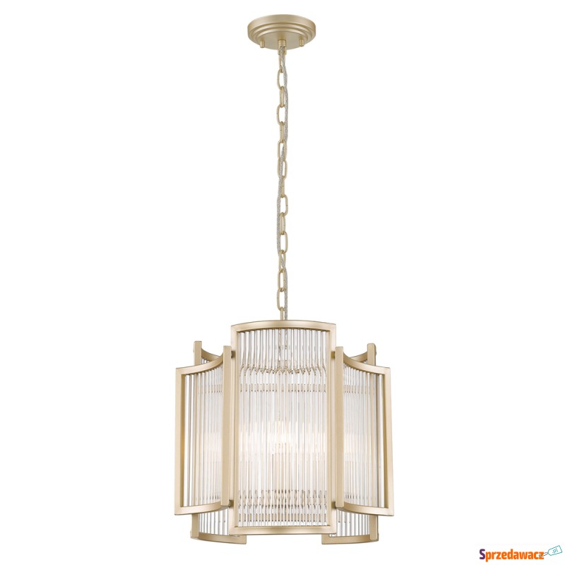SELSEY Lampa wisząca Bielmonte złota średnica... - Lampy wiszące, żyrandole - Płock
