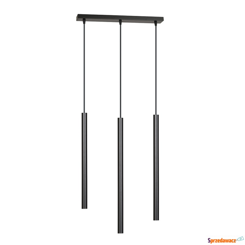 SELSEY Lampa wisząca Corinaldo czarna x3 - Genesis - Lampy wiszące, żyrandole - Przasnysz