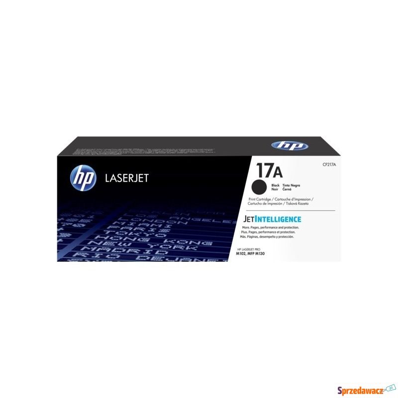 Oryginalny toner HP 17A czarny...
