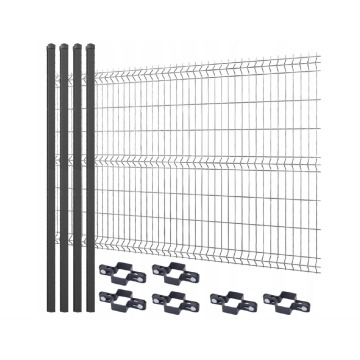 Komplet ogrodzenia panelowego - 100m ,1,23 m x... - Panele ogrodzeniowe - Turek - zdjęcie 2