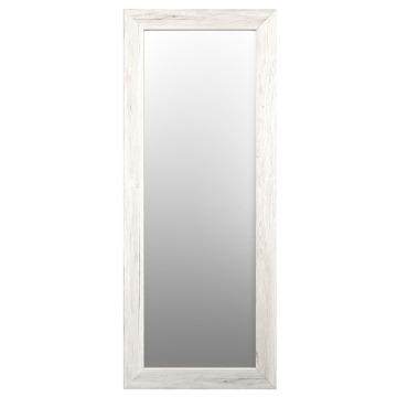 SELSEY Lustro ścienne Hausly 148x56 cm białe drewno - Genesis