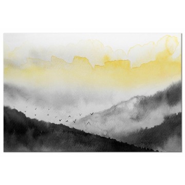 SELSEY Obraz Rozległy pejzaż jednoczęściowy 90x60 cm szeroki - Genesis