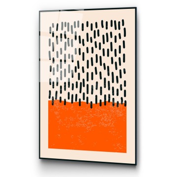 SELSEY Obraz Onybill 65x45 cm czarny deszcz - Genesis