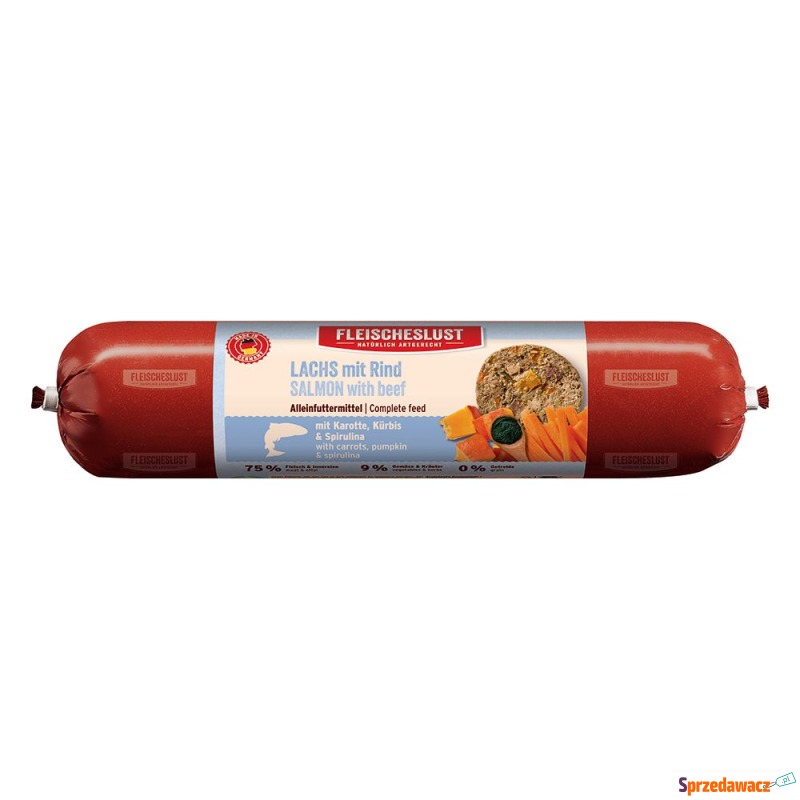 Fleischeslust Classic, 6 x 800 g - Łosoś i wo... - Karmy dla psów - Bytom