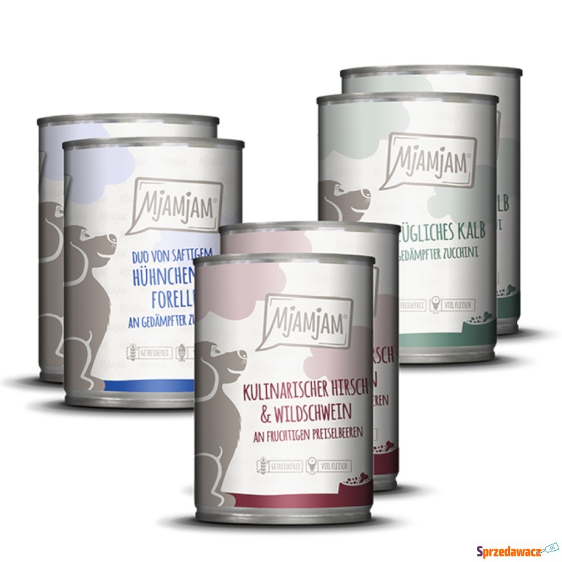 Korzystny pakiet MjAMjAM Adult, 24 x 400 g -... - Karmy dla psów - Stargard