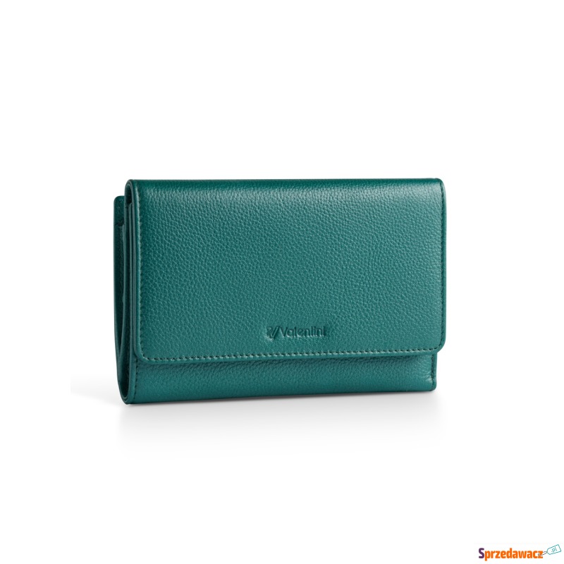 Portfel damski Valentini Metallic P62 zielony - Portfele, portmonetki - Zamość