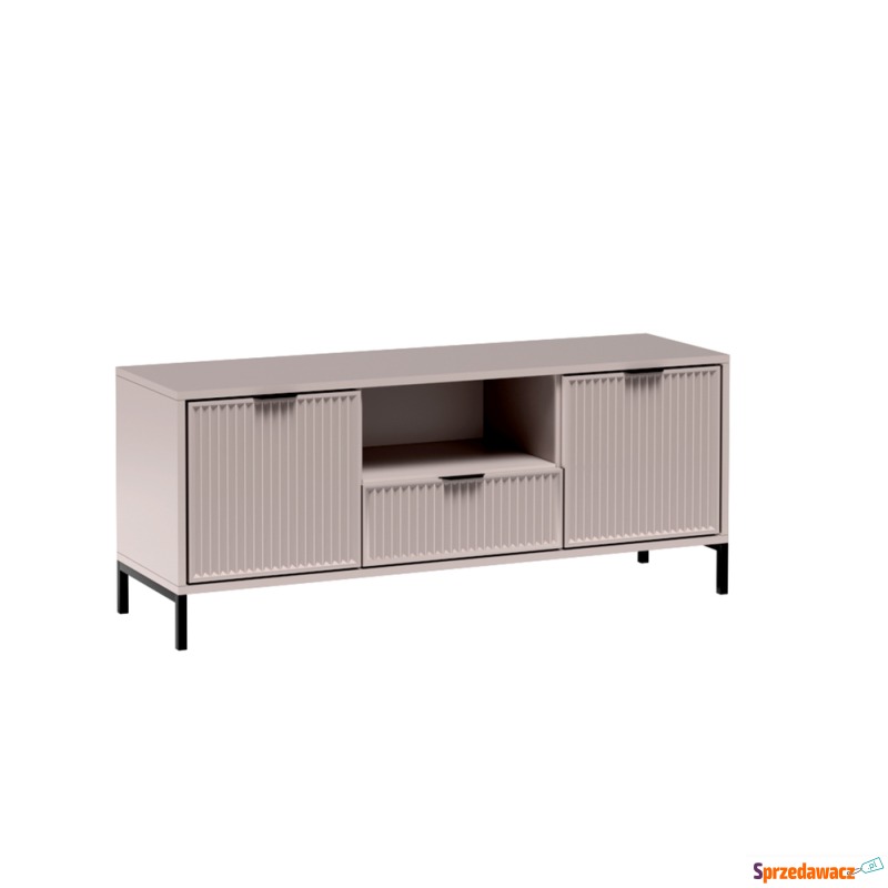SELSEY Szafka RTV Passimo 135cm szarobeżowa -... - Szafki RTV - Legnica