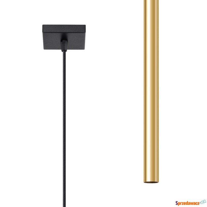 SELSEY Lampa wisząca Lagga 8x8 cm x1 złoty po... - Lampy wiszące, żyrandole - Bytom