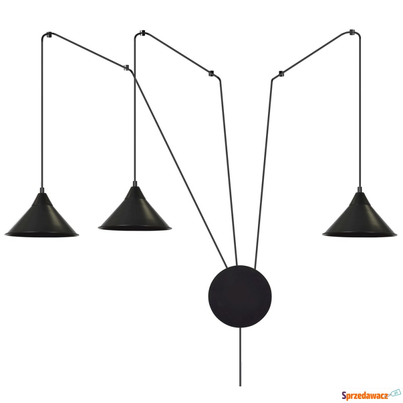 SELSEY Lampa wisząca Banessy na wysięgniku cz... - Lampy wiszące, żyrandole - Elbląg