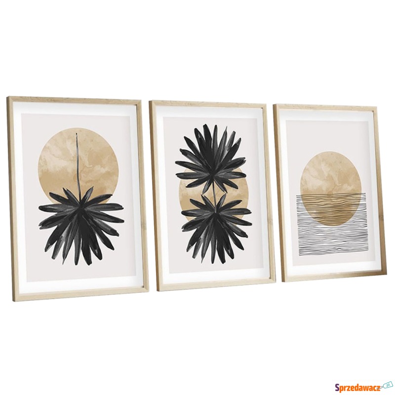 SELSEY Zestaw trzech obrazów Bodenass 50x70 cm... - Obrazy - Gliwice