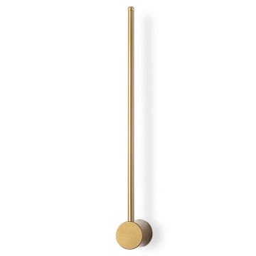 SELSEY Lampa ścienna Walriefle 62 cm złota - Genesis