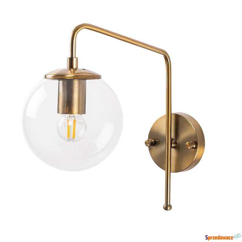 SELSEY Lampa ścienna Inessites 32 cm złota/ t... - Kinkiety - Elbląg