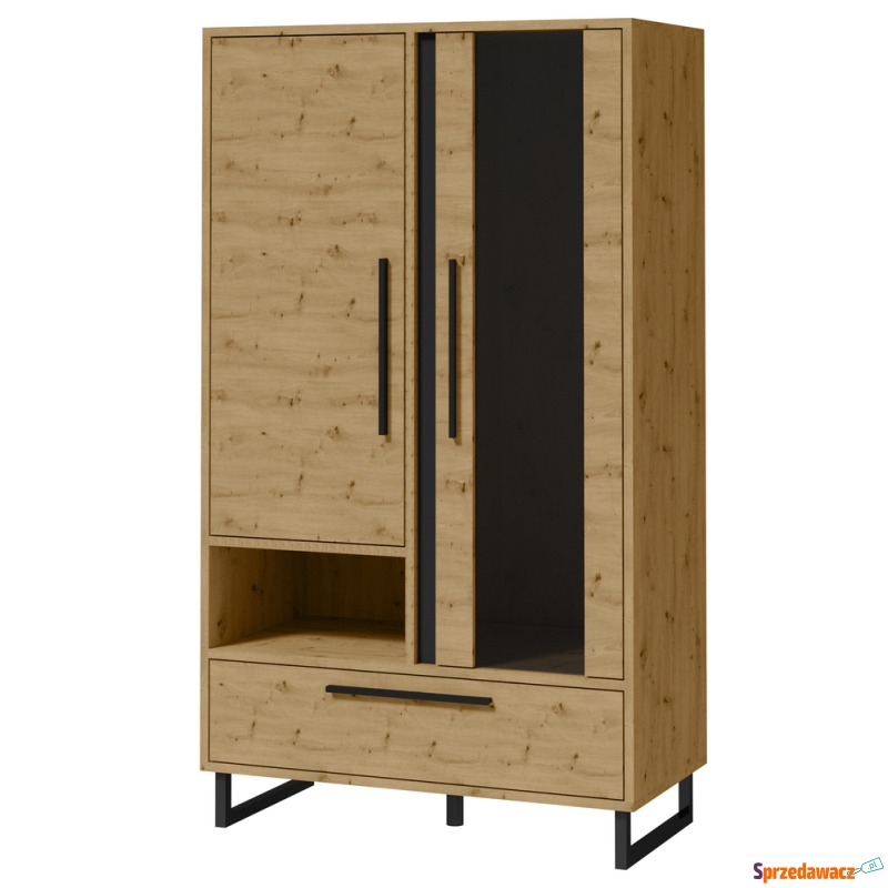 SELSEY Witryna dwudrzwiowa Abirly 80 cm niska... - Witryny - Płock