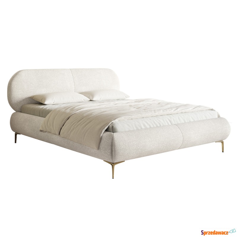SELSEY Łóżko tapicerowane 140x200 cm Ovalle k... - Łóżka - Radom