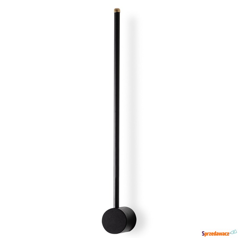 SELSEY Lampa ścienna Walriefle 62 cm czarna -... - Kinkiety - Częstochowa