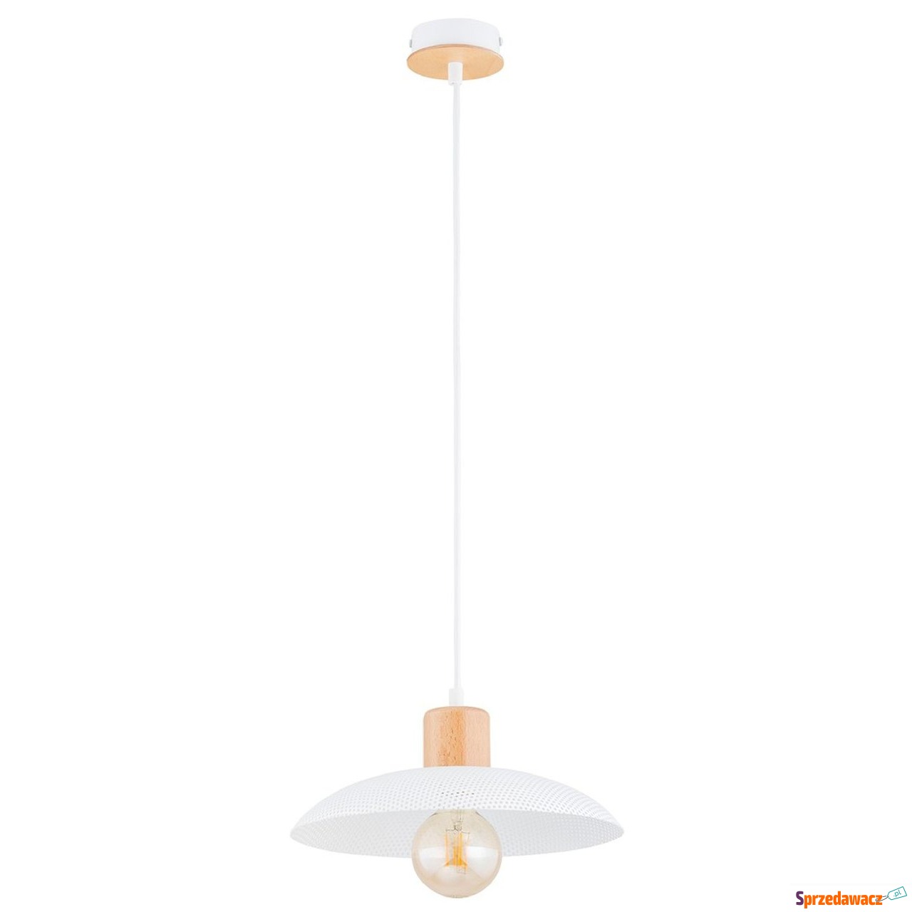 SELSEY Lampa wisząca Kobe biała...