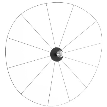 SELSEY Kinkiet Exectic 70 cm czarny - Genesis