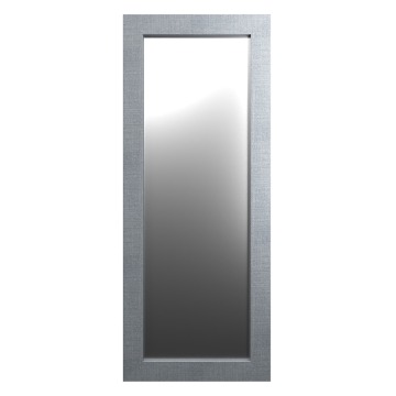 SELSEY Lustro ścienne Hausly 148x56 cm szare płótno - Genesis