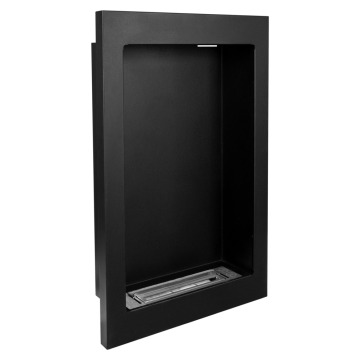 SELSEY Biokominek wiszący z możliwością zabudowy Diverall 61x39 cm czarna stal - Genesis