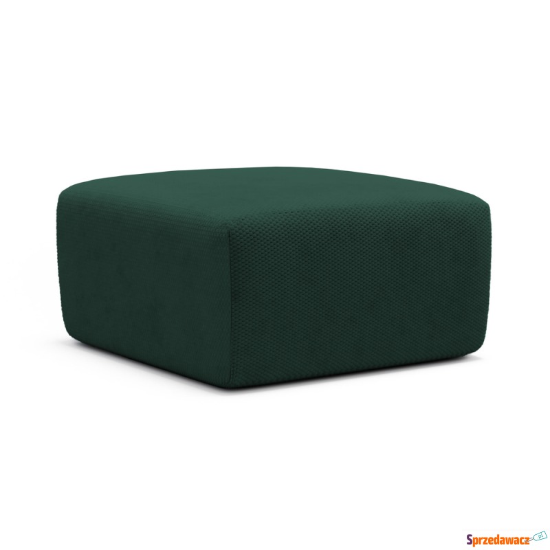 SELSEY Pufa Terrafino 80x80 cm zielona w tkaninie... - Sofy, fotele, komplety... - Ruda Śląska