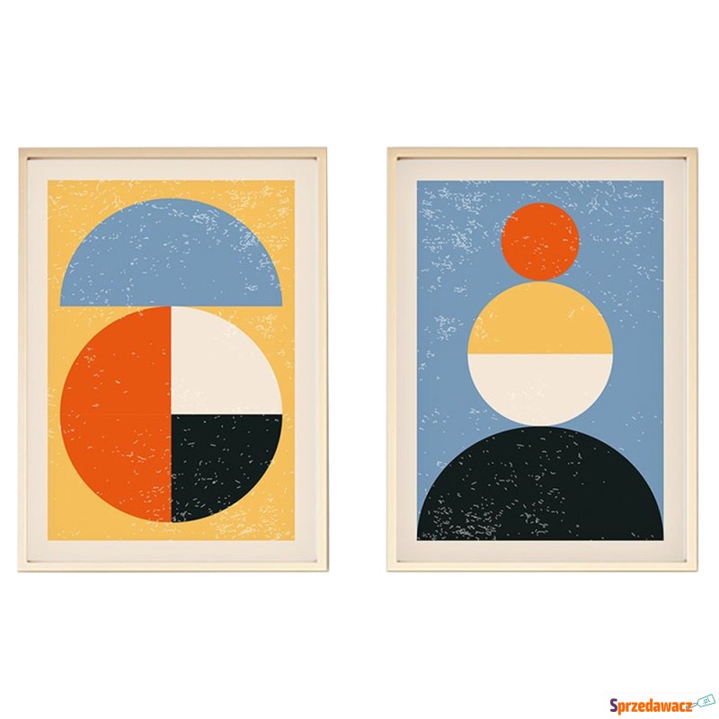 SELSEY Zestaw 2 obrazów Bodenass 40x30 cm wie... - Obrazy - Kielce
