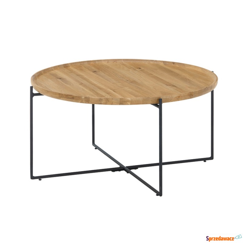 SELSEY Stolik kawowy Treviso okrągły blat 80 cm... - Stoły, stoliki, ławy - Radom