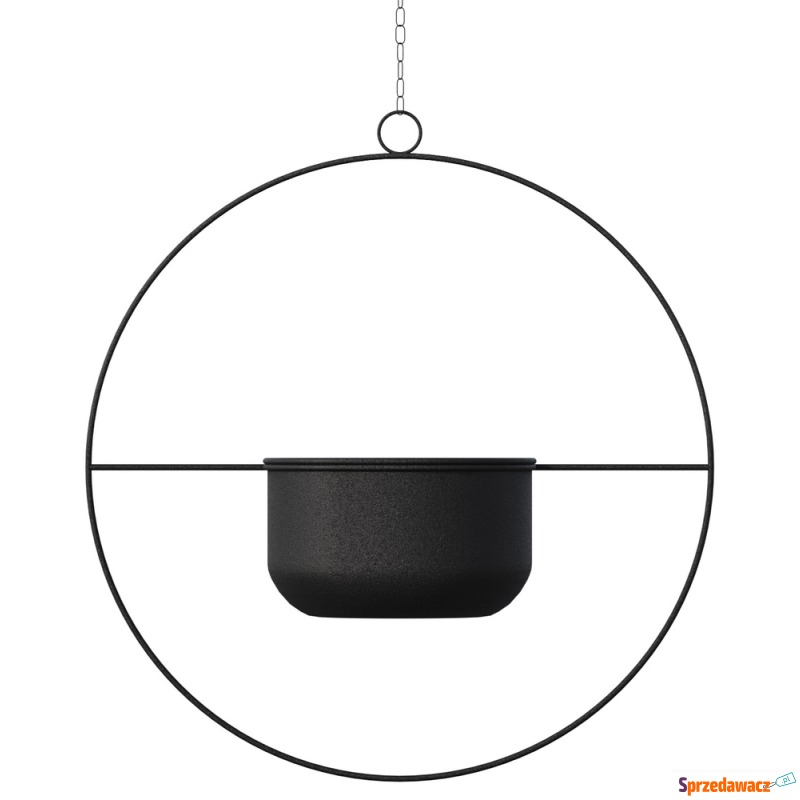 SELSEY Doniczka Mocric 40 cm metalowa czarna -... - Donice, doniczki - Tarnobrzeg