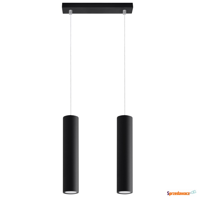 SELSEY Lampa wisząca Lagga x2 czarna - Genesis - Lampy wiszące, żyrandole - Rumia