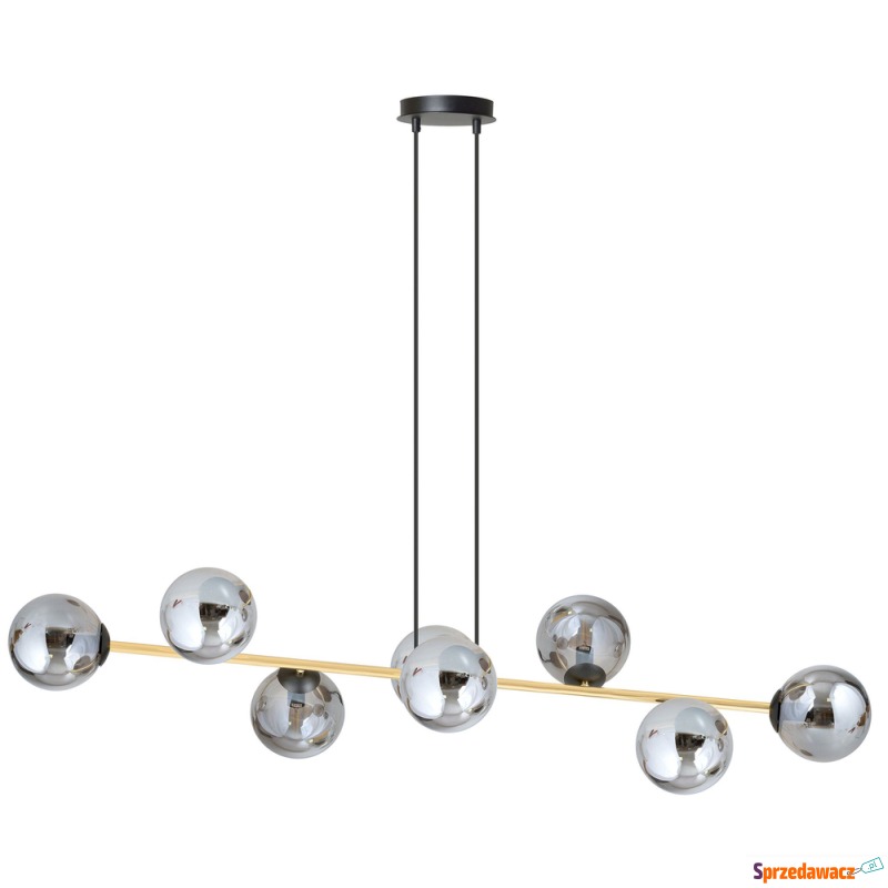 SELSEY Lampa wisząca Bestalles czarno-złota z... - Lampy wiszące, żyrandole - Jawor