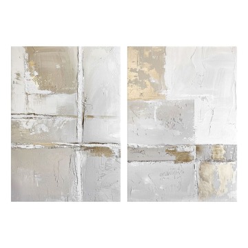 SELSEY Zestaw 2 obrazów Sail 70x50 cm z ręcznie malowanymi elementami - Genesis