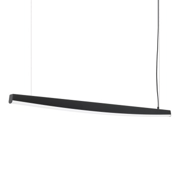 SELSEY Lampa wisząca Jorun LED 150 cm czarna 3000K - Genesis