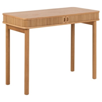 SELSEY Biurko drewniane Wilent 100x50 cm dąb lamele - Genesis