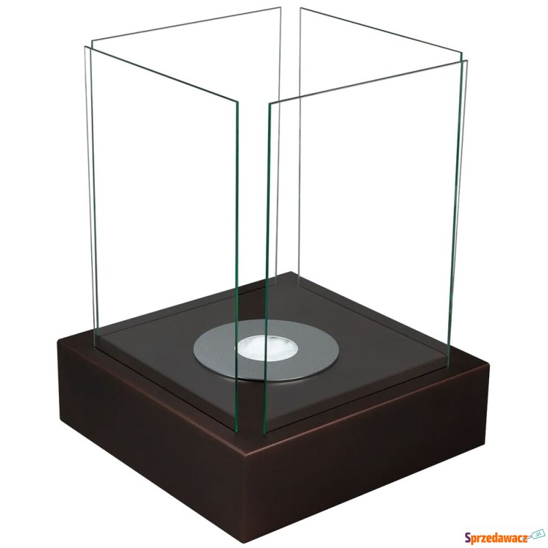 SELSEY Biokominek Cube brąz strukturalny - Genesis - Biokominki - Katowice