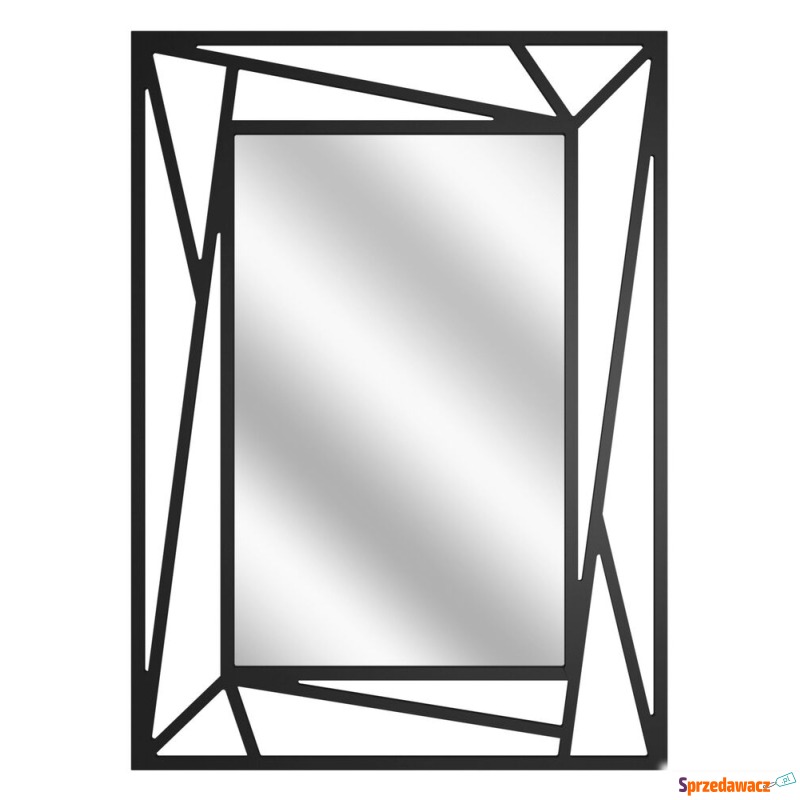 SELSEY Lustro ścienne Marco 95x69 cm w czarnej... - Lustra - Łomża