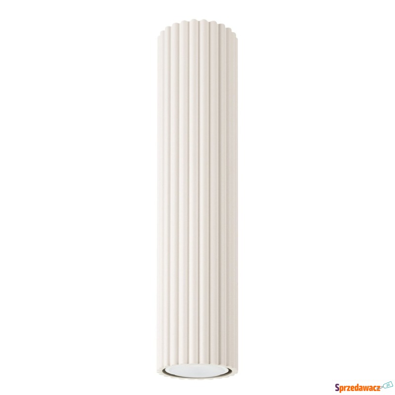 SELSEY Plafon Karbon 30 cm beżowy - Genesis - Lampy wiszące, żyrandole - Kraków