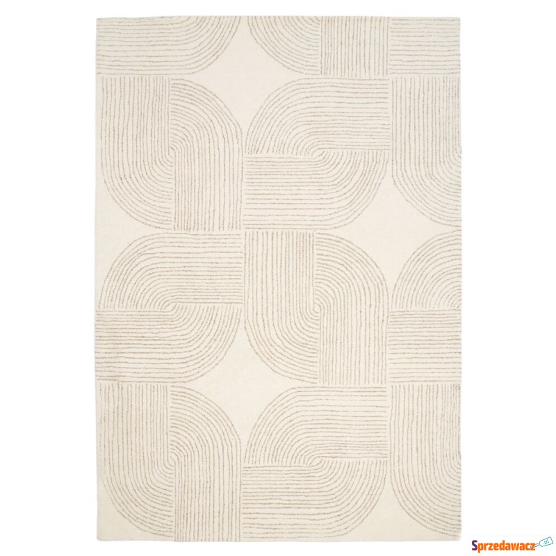 SELSEY Dywan wełniany Ornate 160x230 cm beżowy... - Dywany, chodniki - Zamość