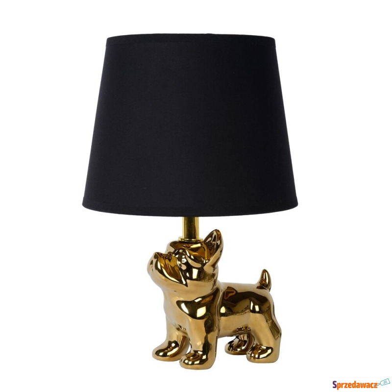 SELSEY Lampa stołowa Sir Winston piesek czarn... - Lampy stołowe - Łowicz
