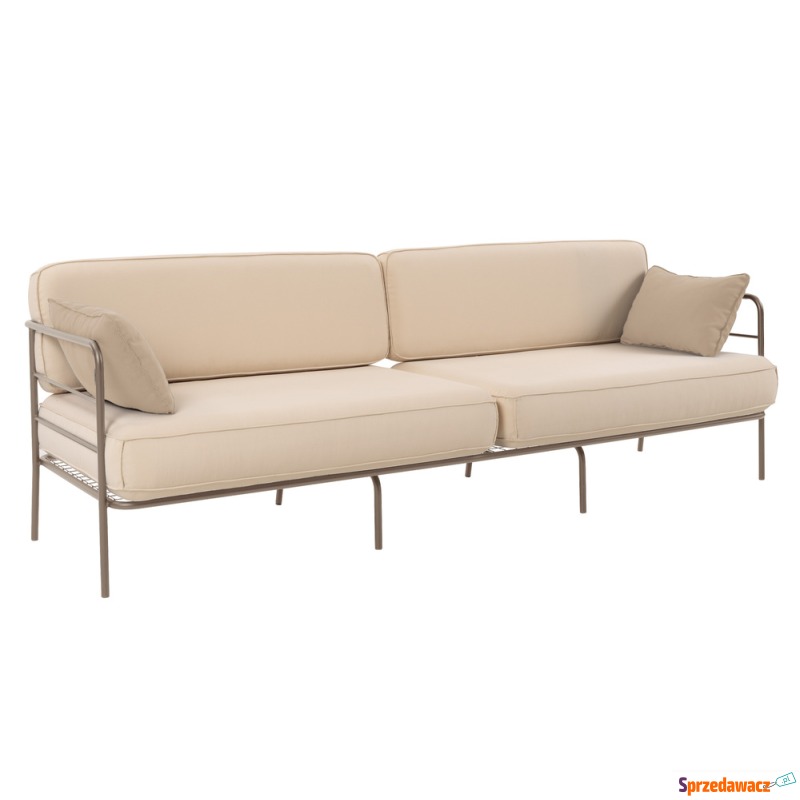 SELSEY Sofa ogrodowa trzyosobowa Preggel w tk... - Sofy, fotele, komplety... - Koszalin