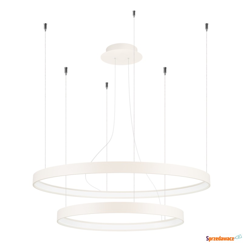 SELSEY Żyrandol Rio 2 LED beżowy 3000K - Genesis - Lampy wiszące, żyrandole - Rypin
