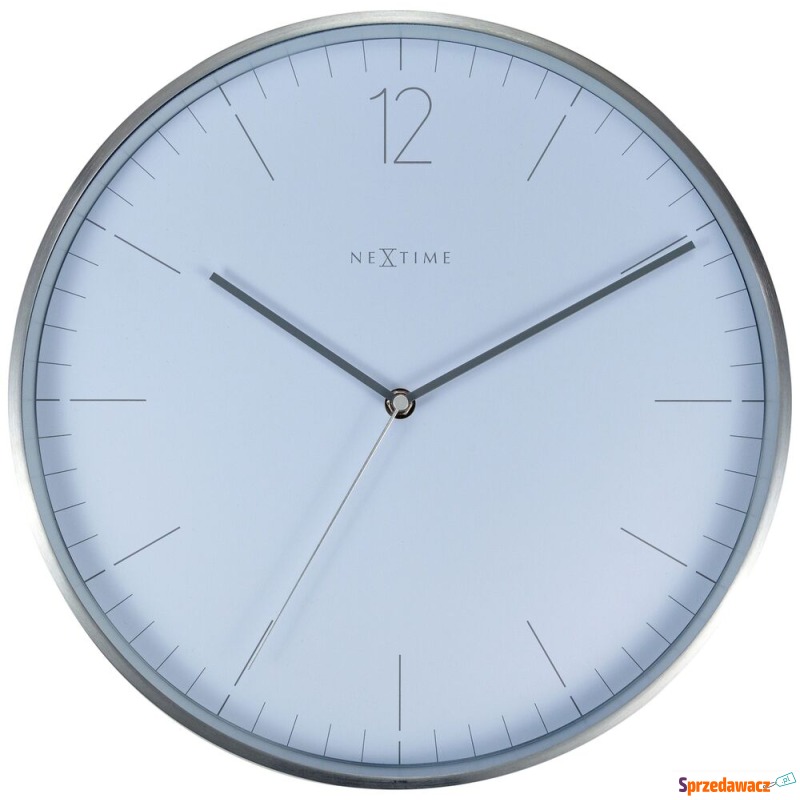 SELSEY Zegar ścienny Essential 34 cm biało-sr... - Zegary - Olsztyn