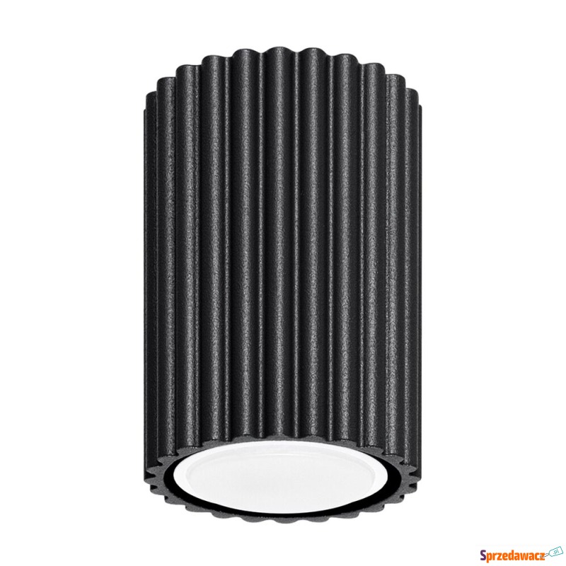 SELSEY Plafon Karbon 10 cm czarny - Genesis - Lampy wiszące, żyrandole - Konin