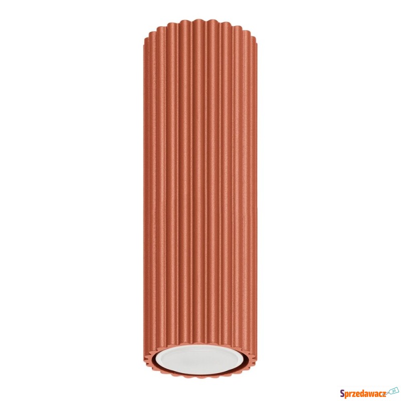 SELSEY Plafon Karbon 20 cm ochra czerwona - Genesis - Lampy wiszące, żyrandole - Gorlice