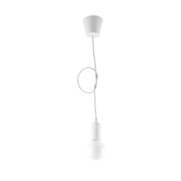 SELSEY Lampa wisząca Drense biała - Genesis